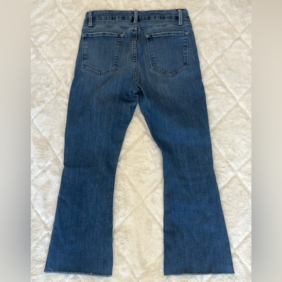 Frame Denim Le Crop Mini Boot Jeans Medium Wash LUPINE - Picture 4 of 10